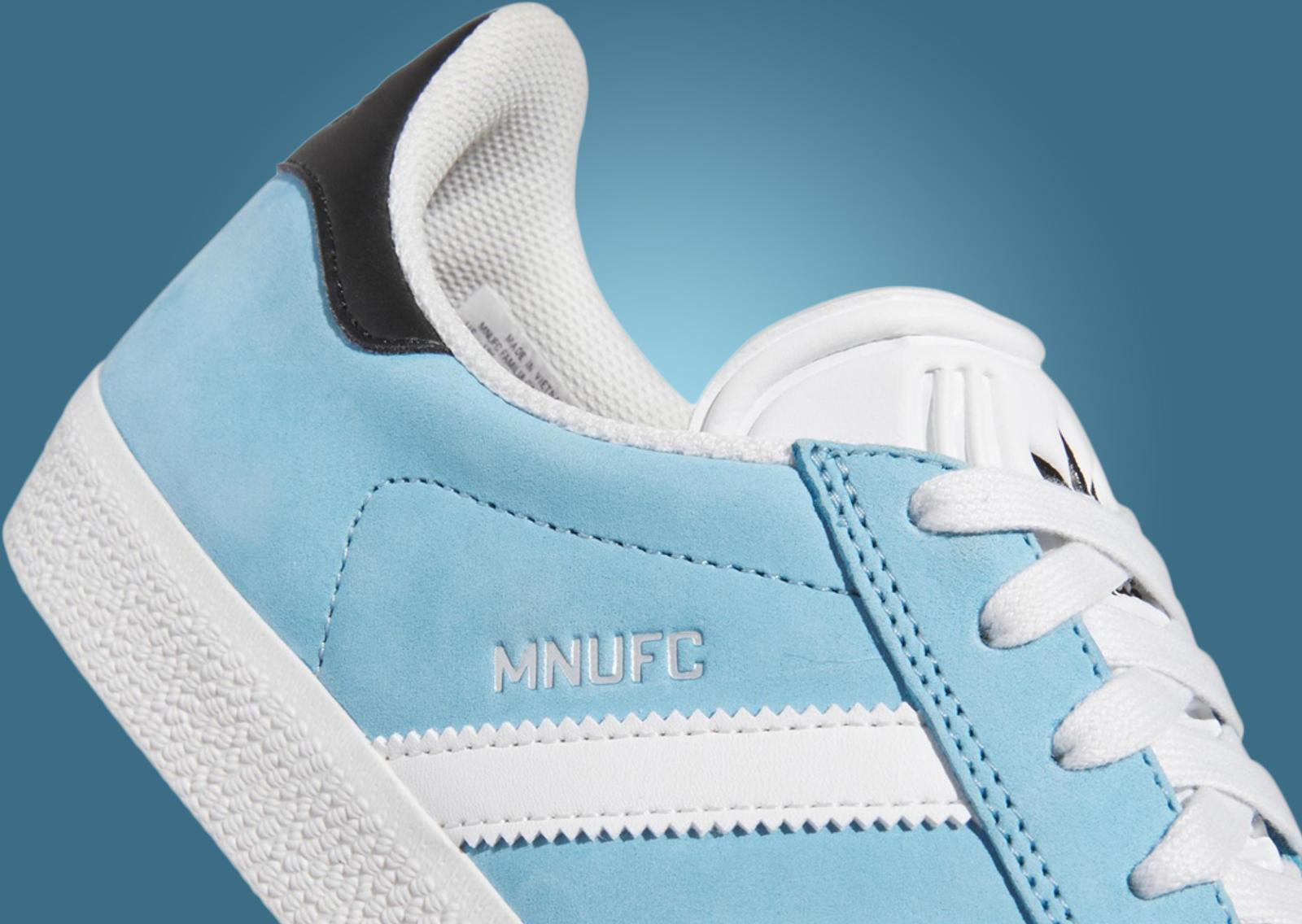 Familia x MNUFC x adidas Gazelle Adv Heel Detail 1