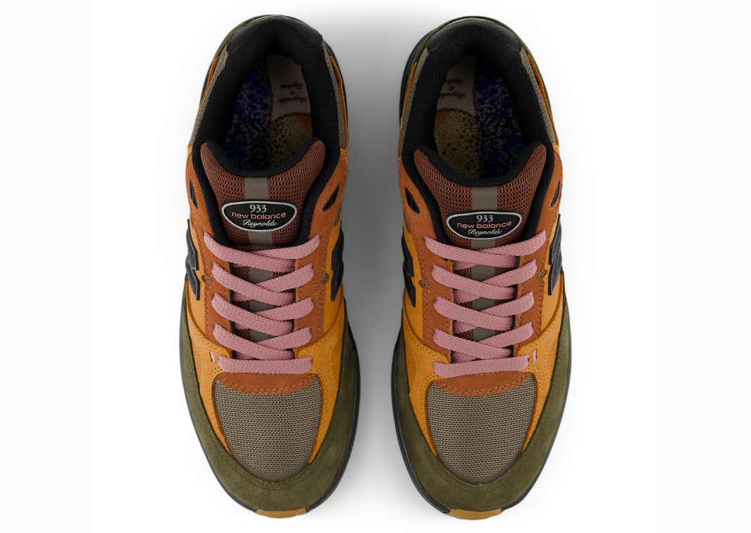 Artist Mike Gigliotti adds Green Leather and Pink Laces to Andrew