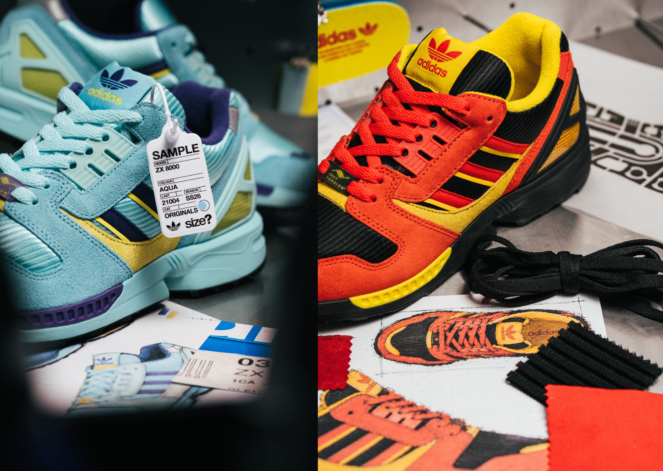 Archival adidas Grails: size? and adidas are Bringing Back the ZX 8000