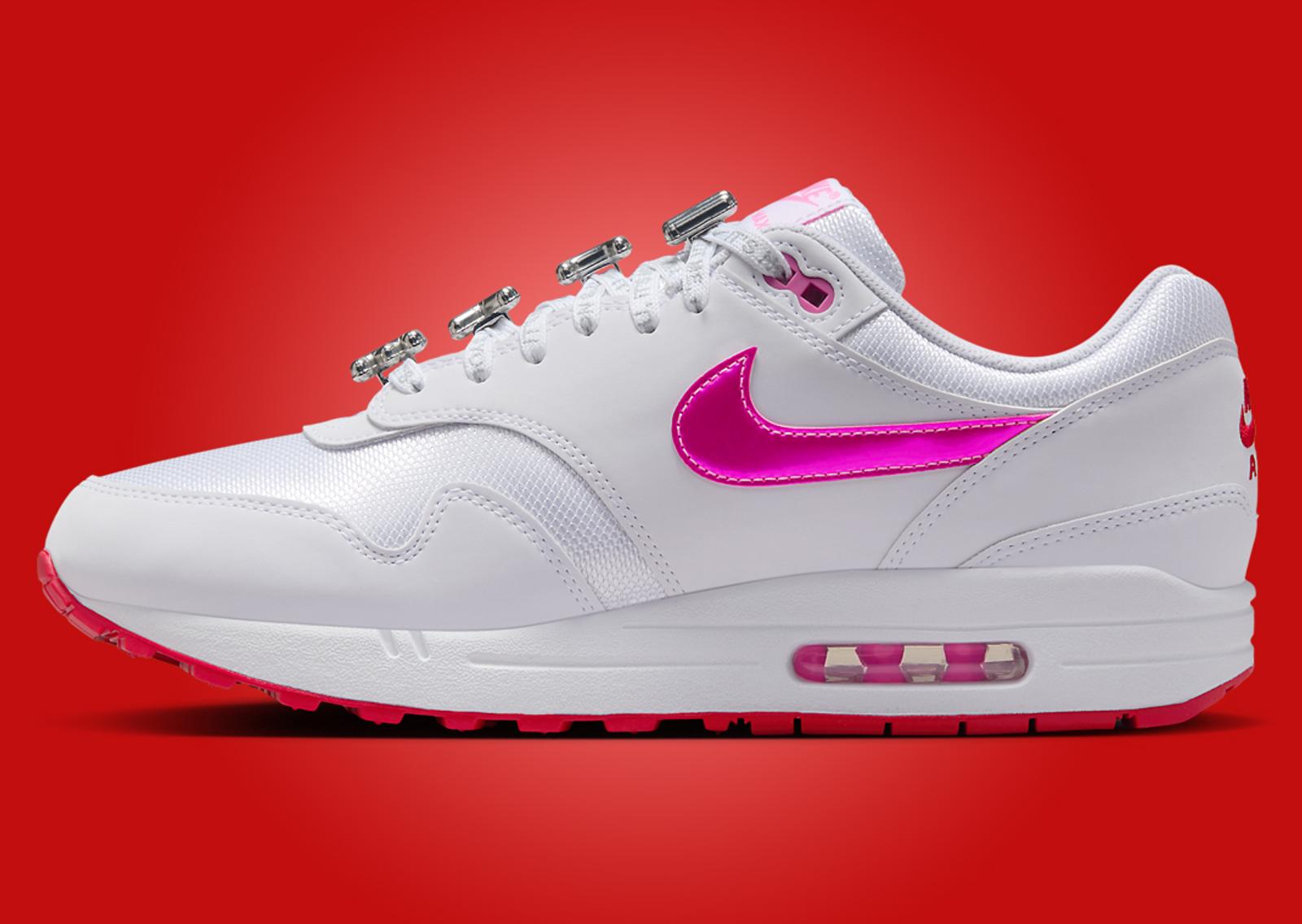 Nike Air Max 1 Valentine’s Day White (2025) Medial