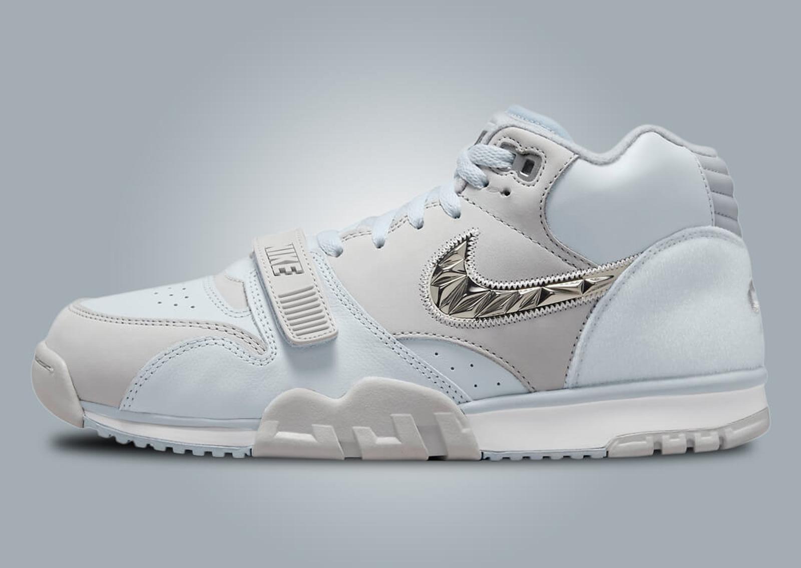 Nike Air Trainer 1 Super Bowl LVIII Pure Platinum Lateral