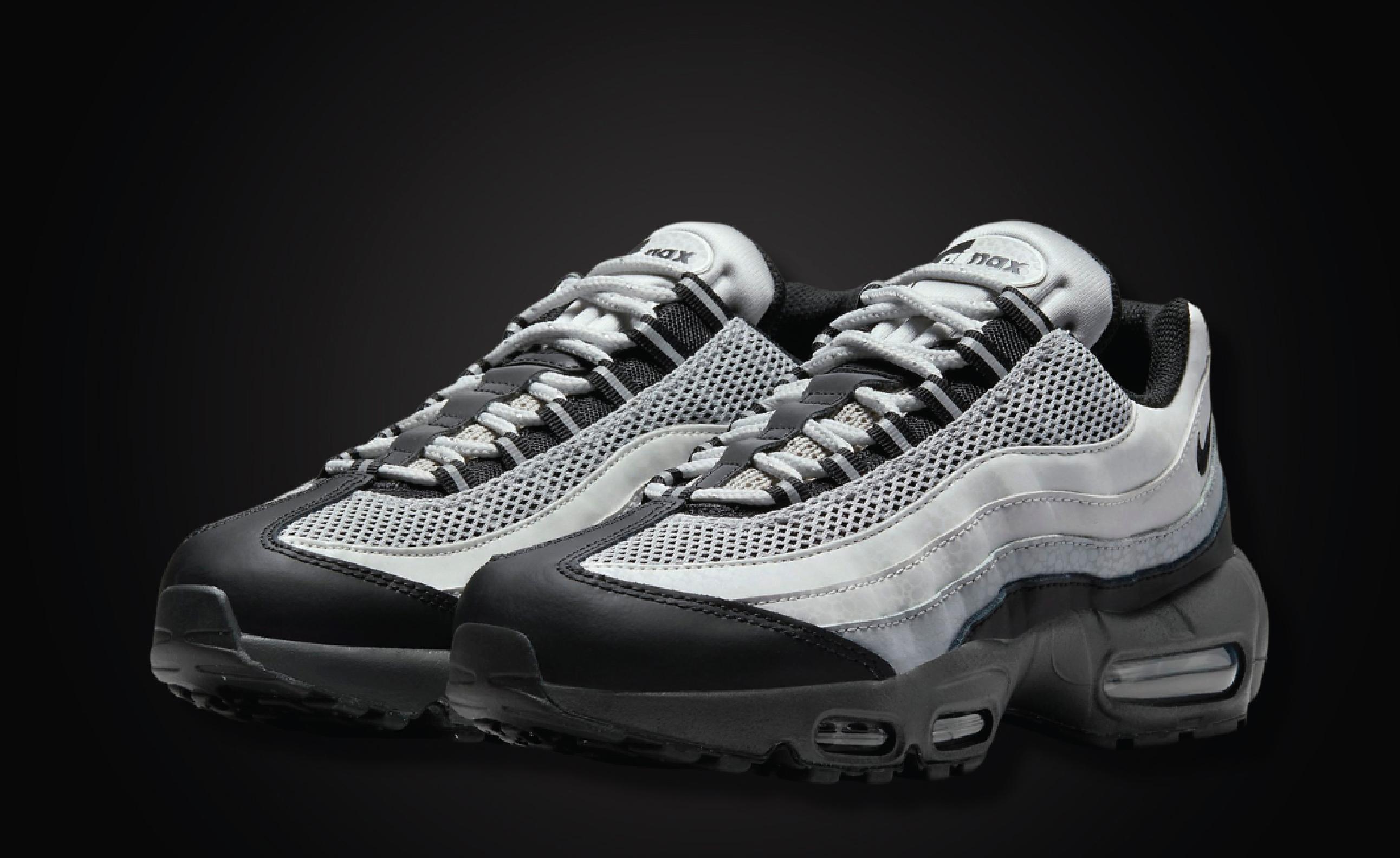 Nike Goes Greyscale With The Air Max 95 LX Reflective Safari