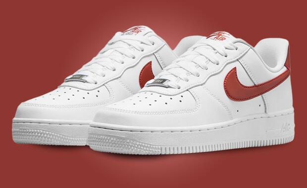 The Women's Nike Air Force 1 Low White Rugged Orange Releases November 2023