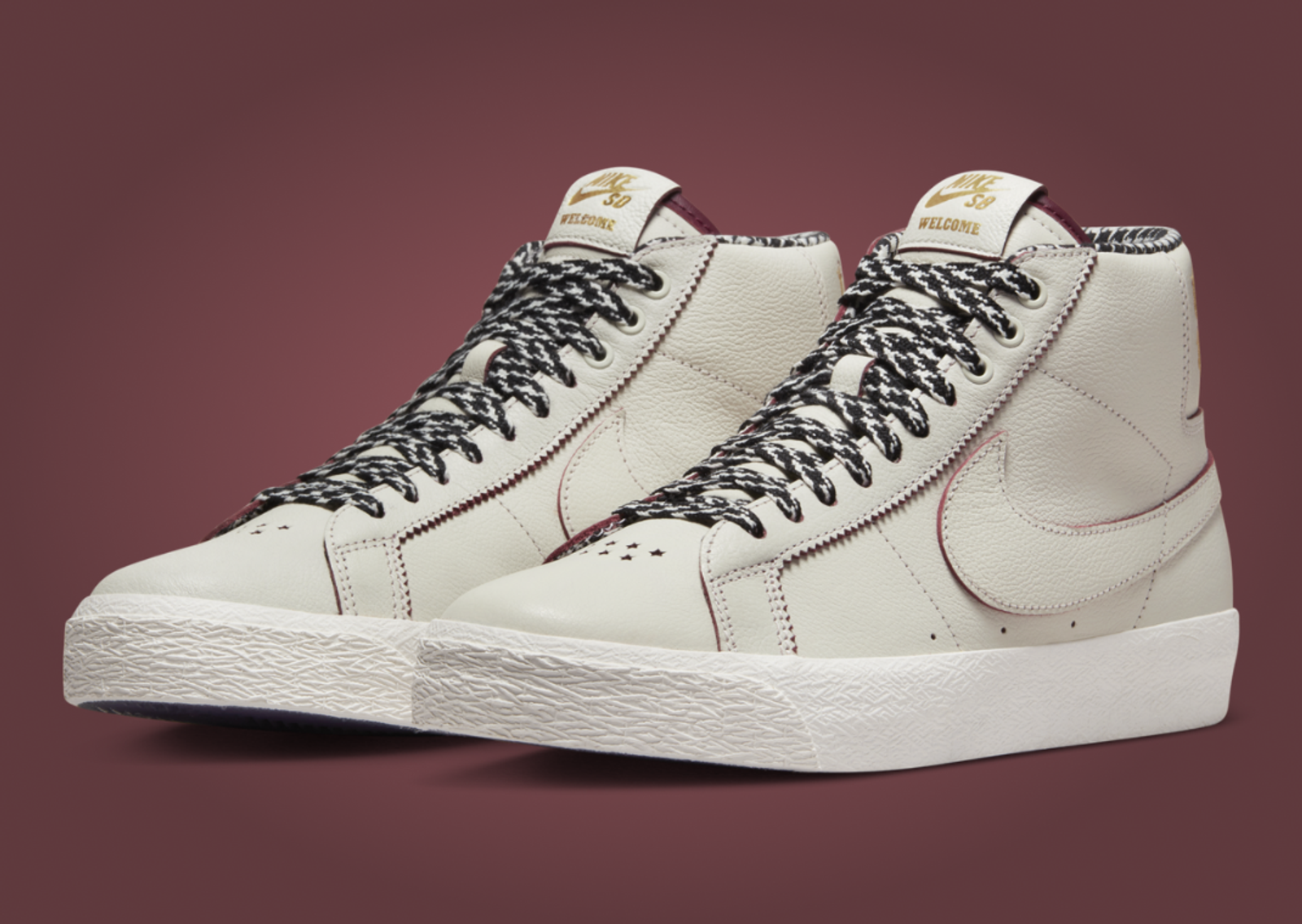 Welcome Skateboarding x Nike SB Zoom Blazer Mid Angle