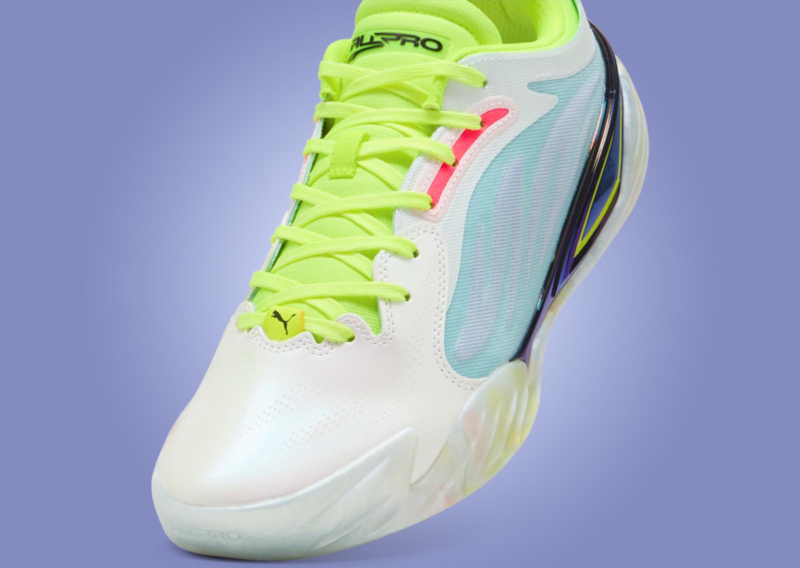 Puma All-Pro Nitro Elite White Multi-Color Toe