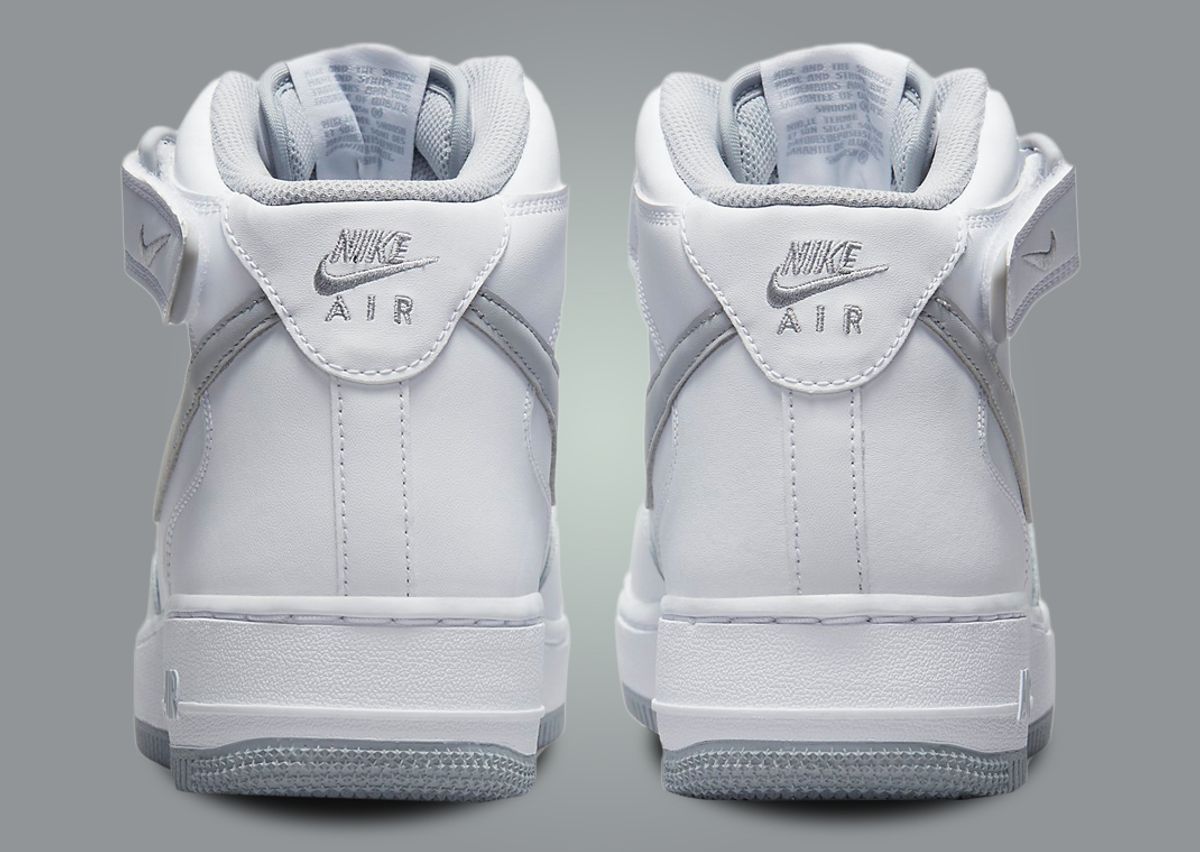 Wolf Grey Hues Contrast This Nike Air Force 1 Mid