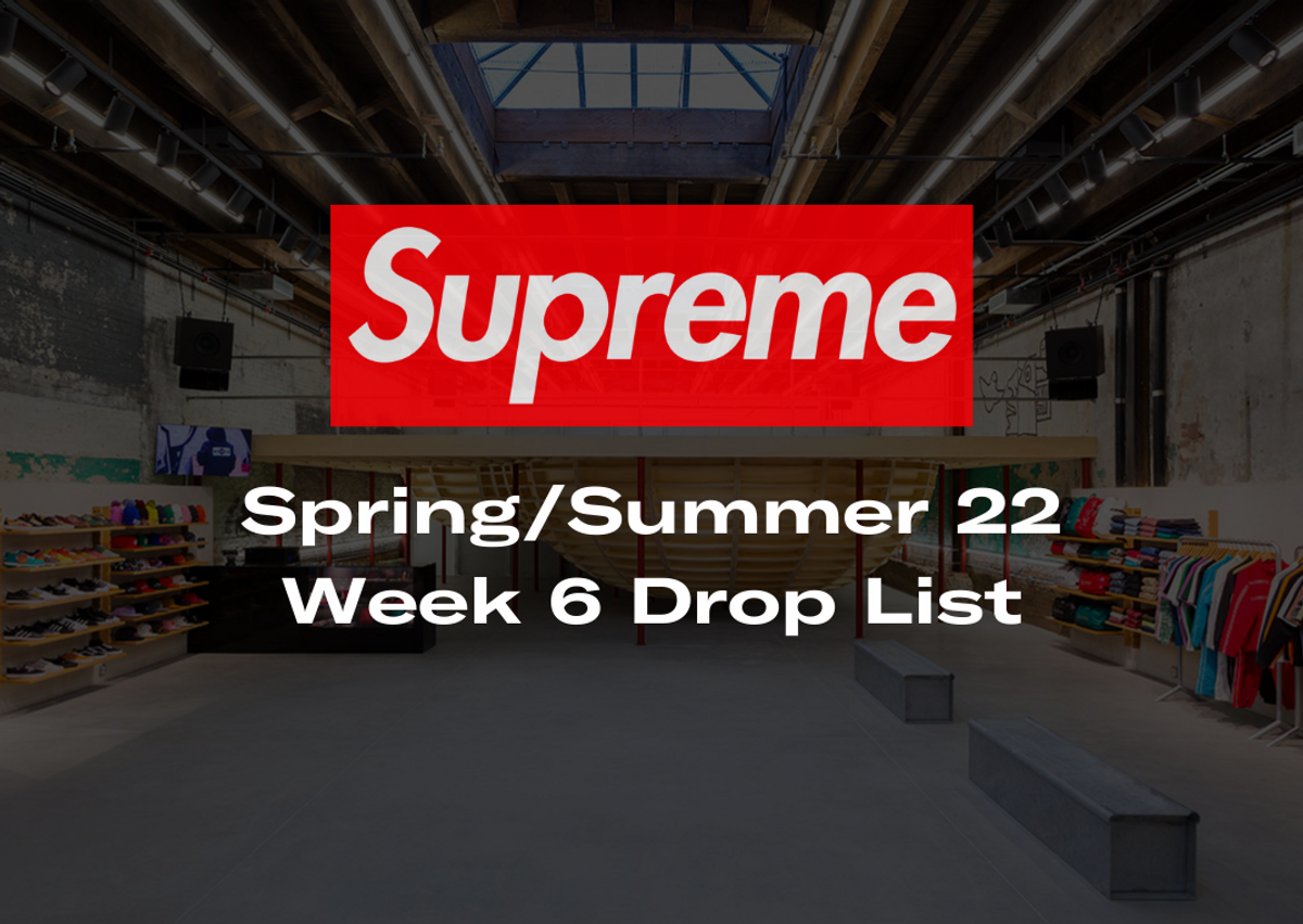 Supreme Spring Summer 2022 Week 6 Aeon Flux
