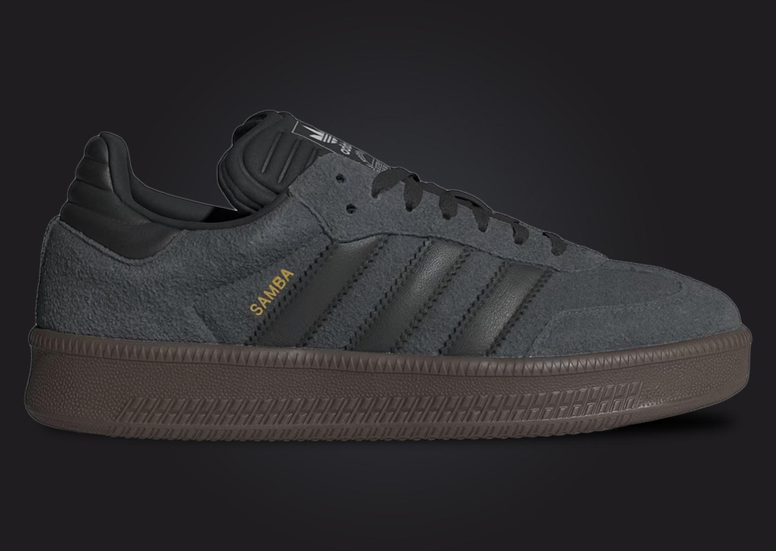 adidas Samba XLG Grey Black Lateral