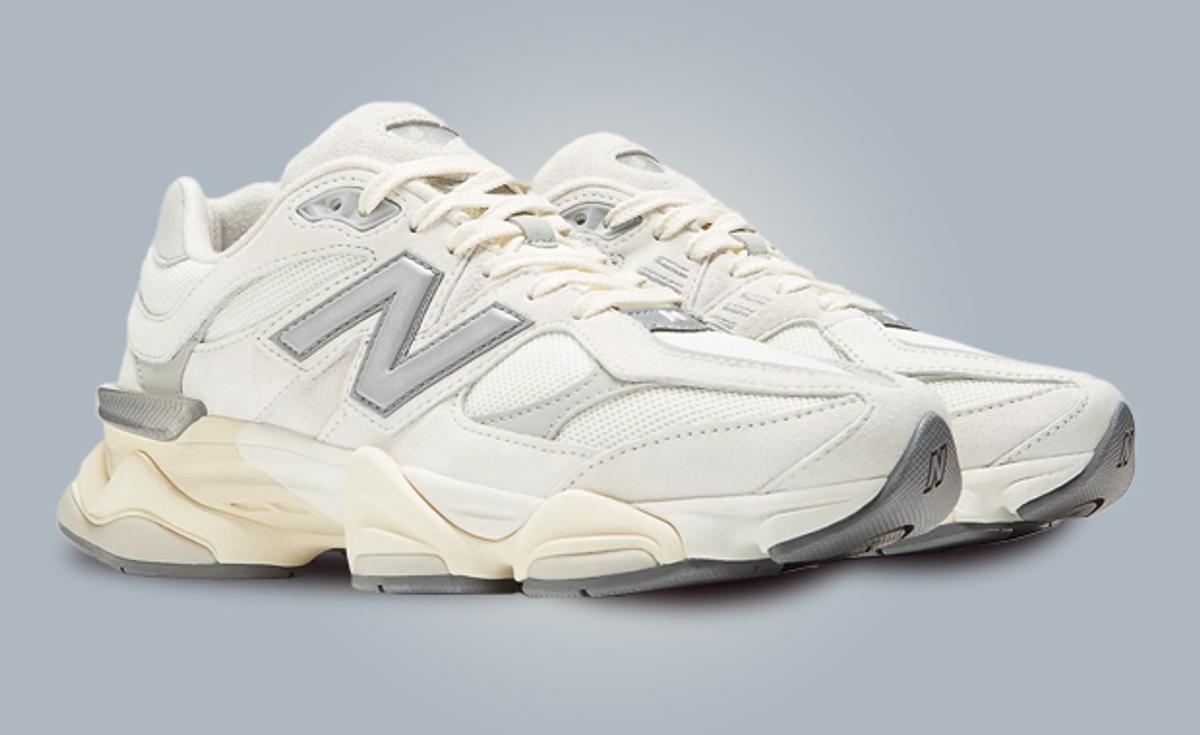 Creamy Shades And Silver Accents Take Over This New Balance 9060