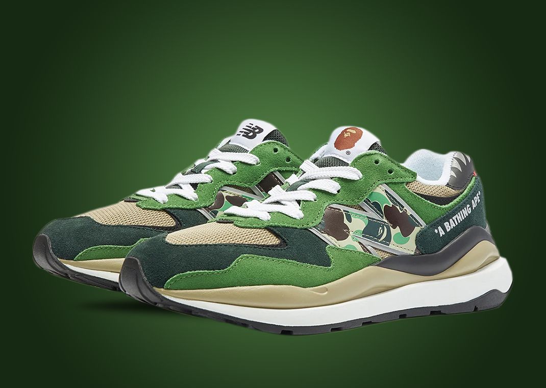 BAPE Brings Its ABC Camo To Three New Balance 57/40 Colorways