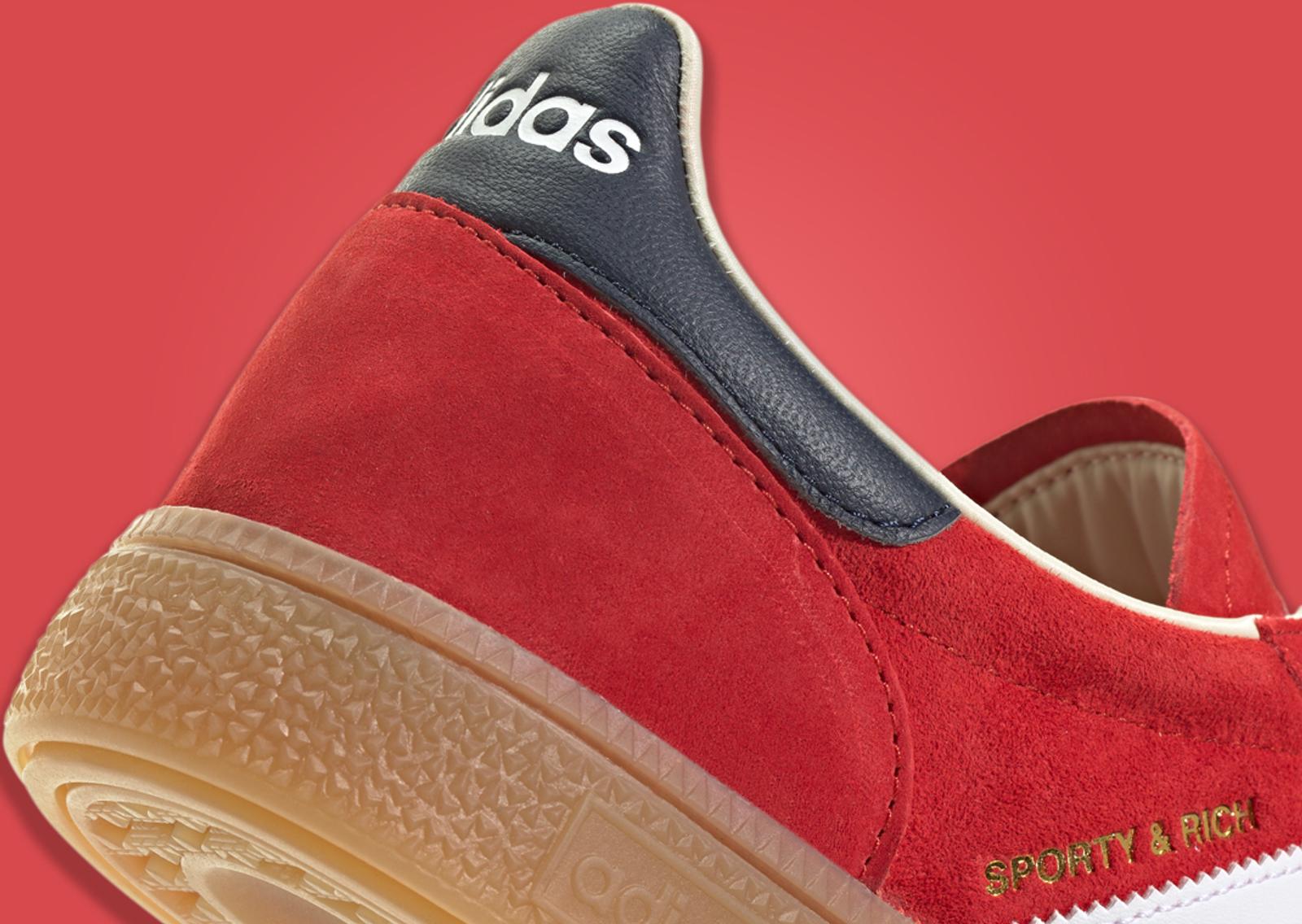 Sporty & Rich x adidas Handball Spezial USA Heel Detail