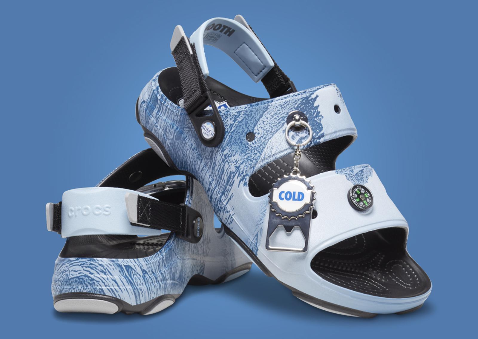 Busch Light x Crocs All-Terrain Sandal Angle