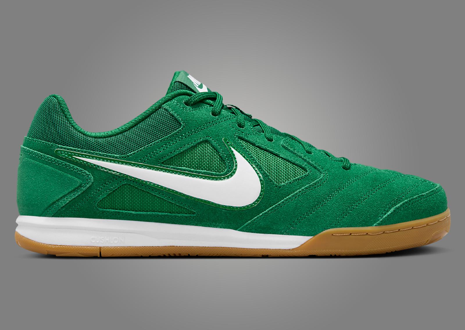 Nike Gato Pine Green White Gum Lateral