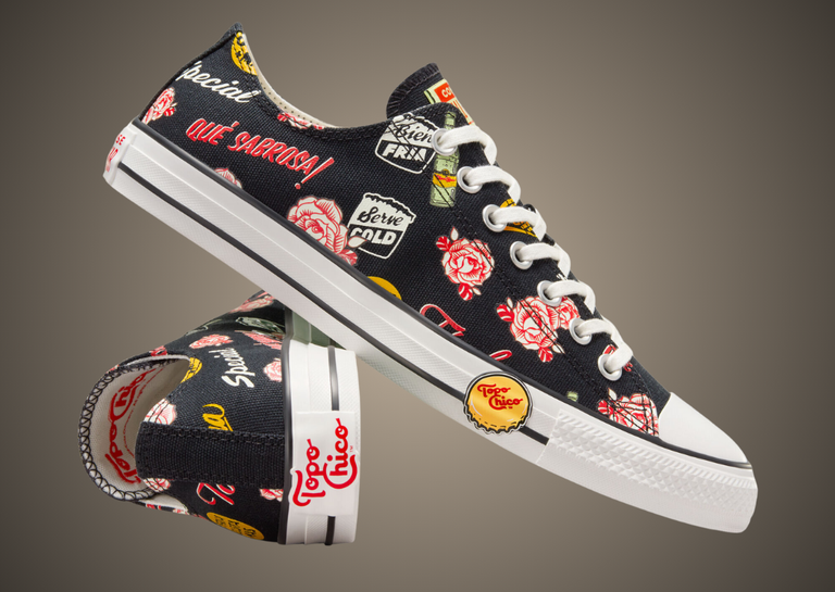 Topo Chico x Converse Chuck Taylor All-Star Ox Lateral & Heel
