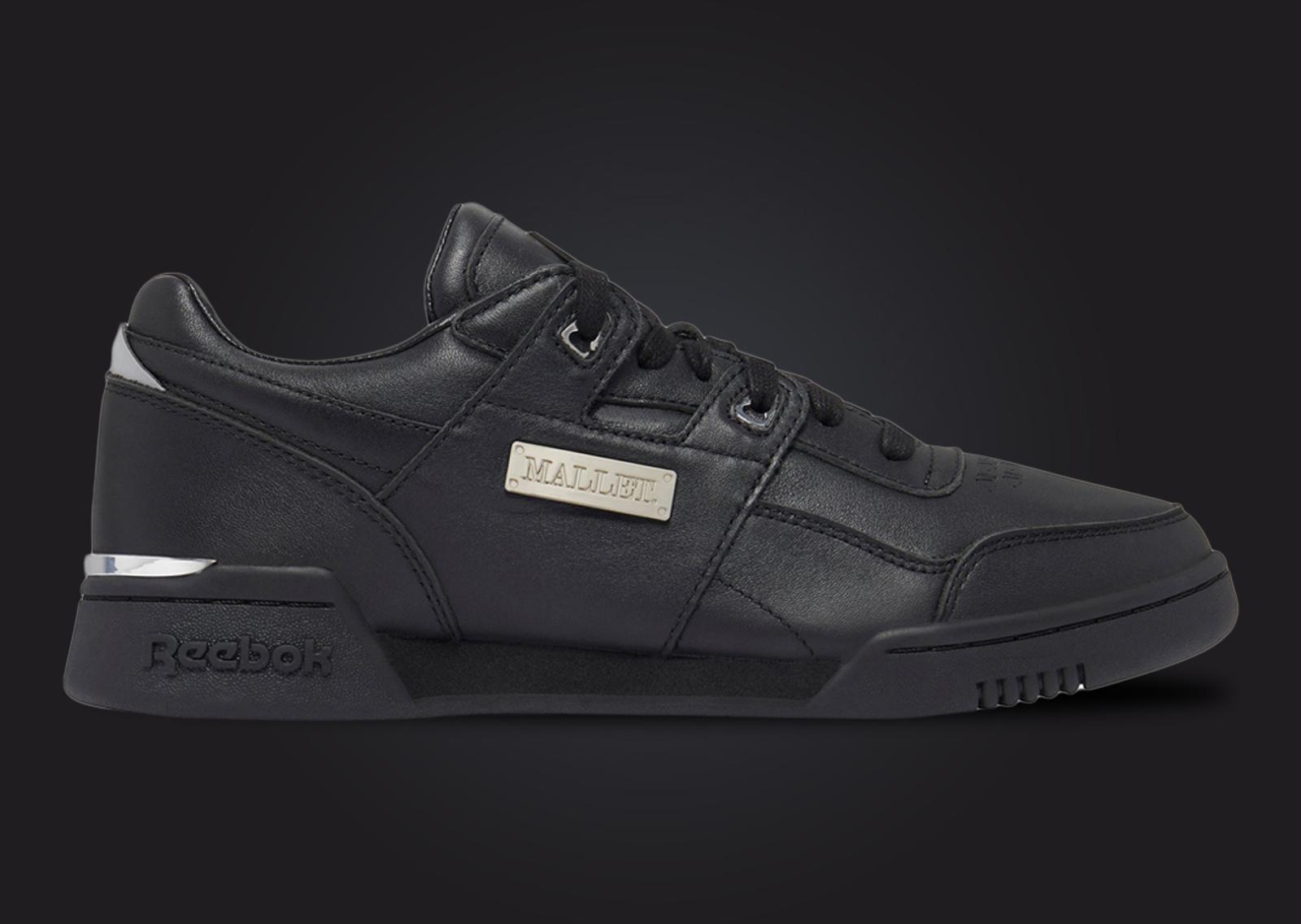 Mallet London x Reebok Workout Plus Lo Black Lateral