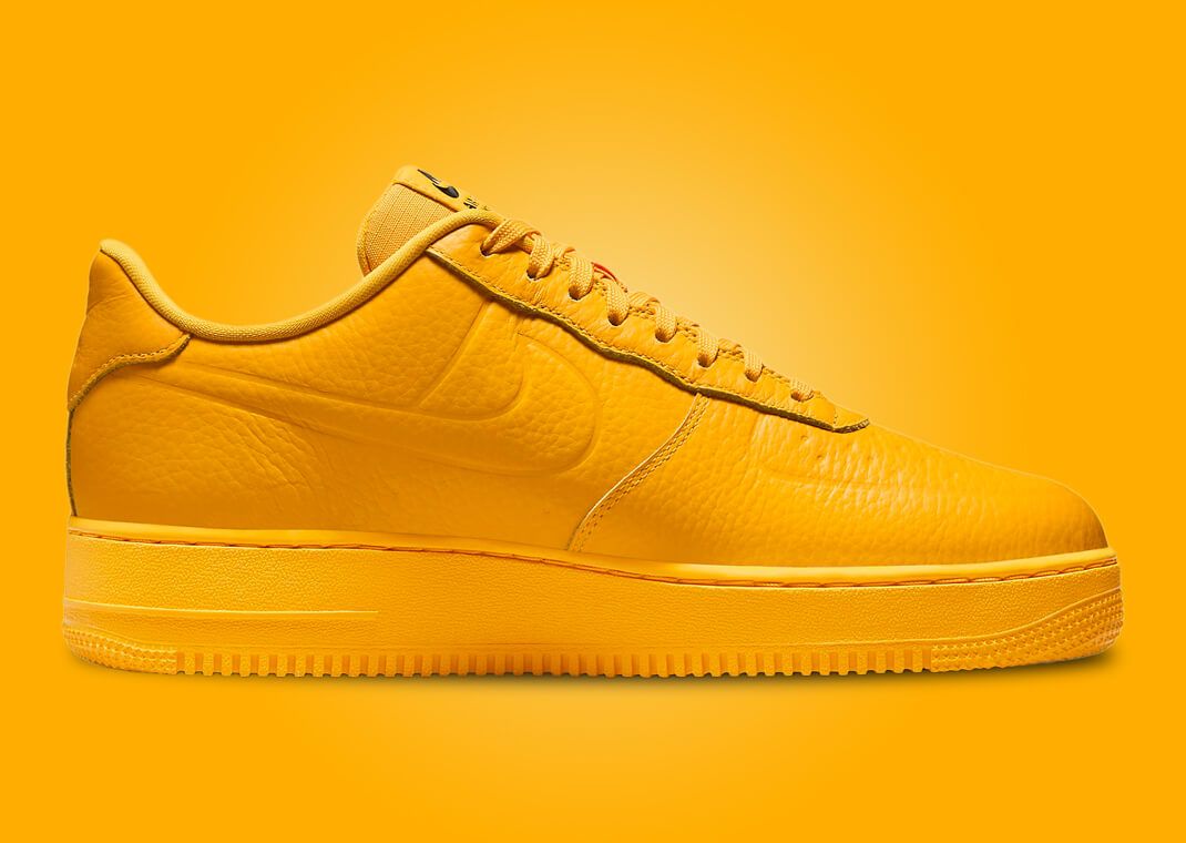 The Nike Air Force 1 Low Pro-Tech Shines in University Gold