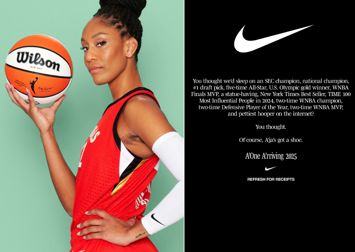 A’ja Wilson’s Nike A’One Announcement