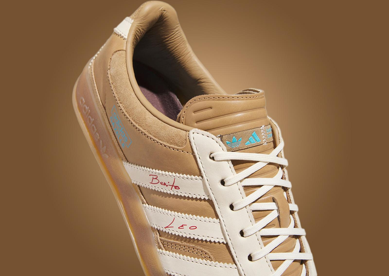 Bad Bunny x Lionel Messi x adidas Gazelle Indoor Detail