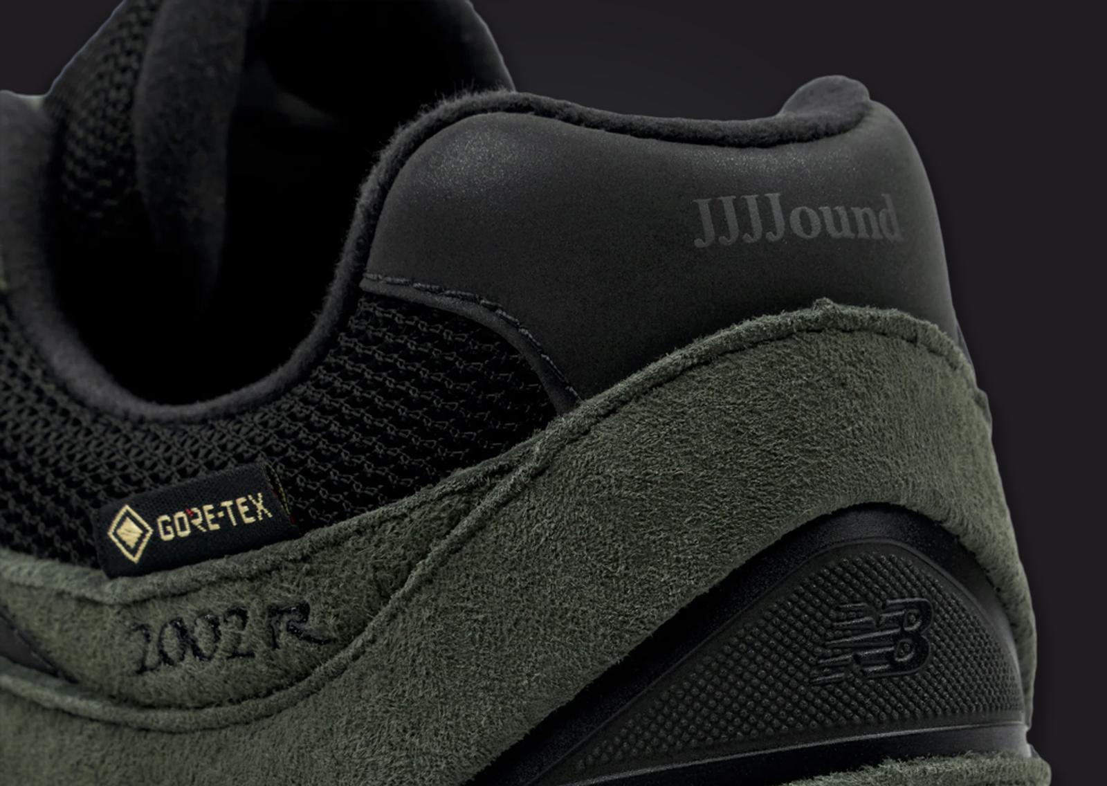 JJJJound x New Balance 2002R Gore-Tex Pine Heel Angle