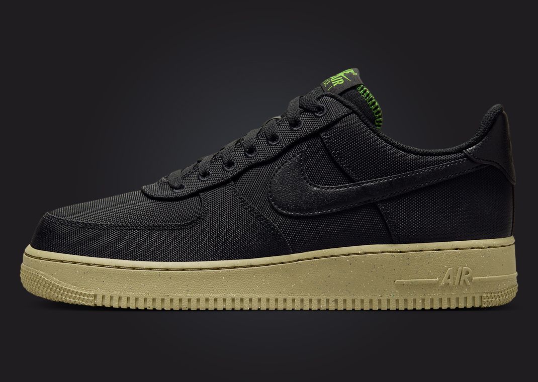 Air force 1 hotsell low canvas black