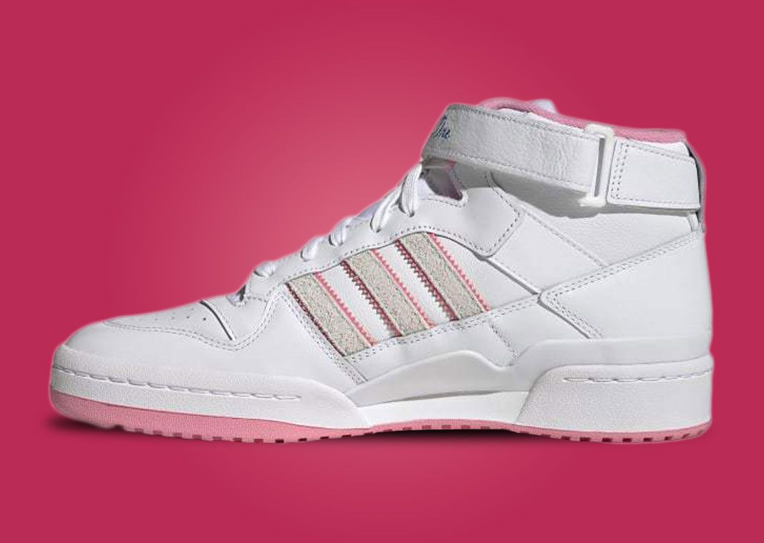 Caritasnepal Adidas Originals Sleek Mid Top Sneaker In White And Pink  Breaknet Sleek Shoes