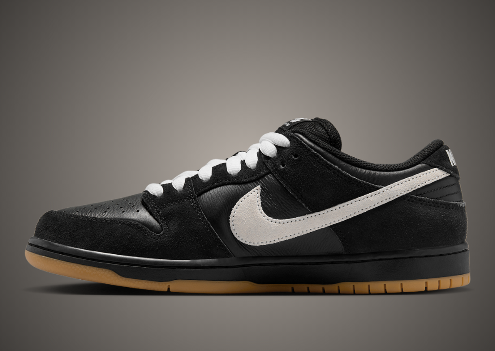 Nike SB Dunk Low Black White Gum Medial