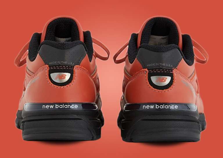 New Balance 990v4 Made in USA Mahogany Black Heel
