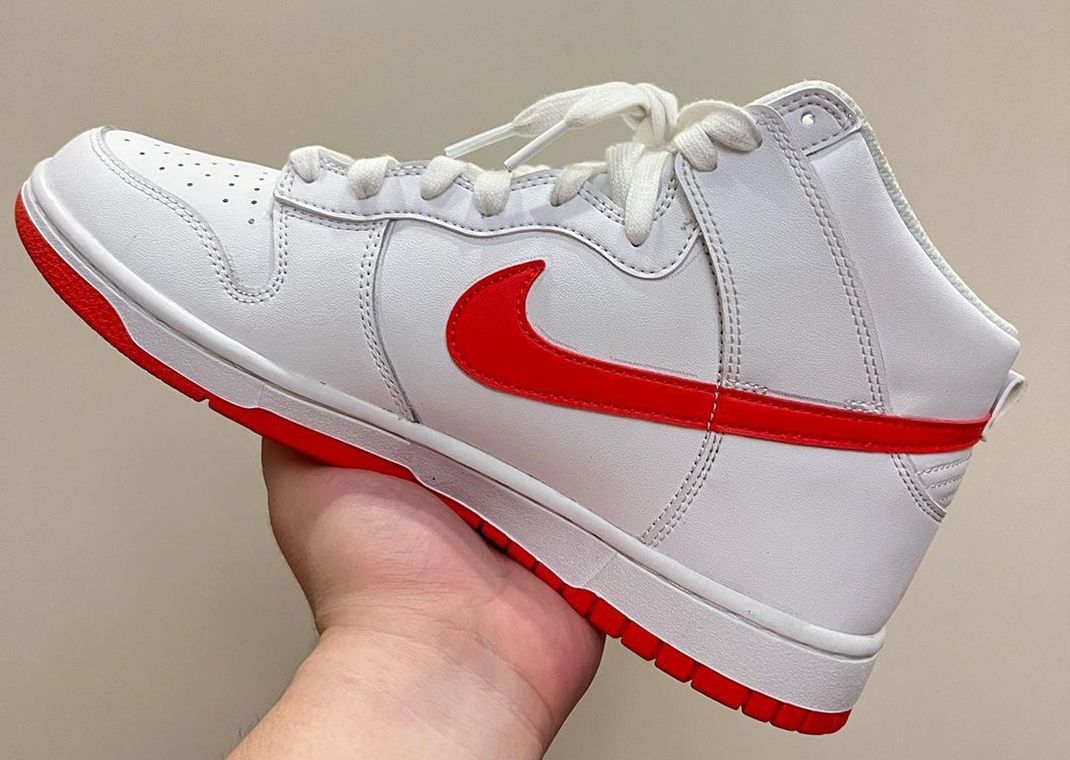 Nike Dunk High White Picante Red ピカンテレッド Official Look At The Nike Dunk High White Picante Red