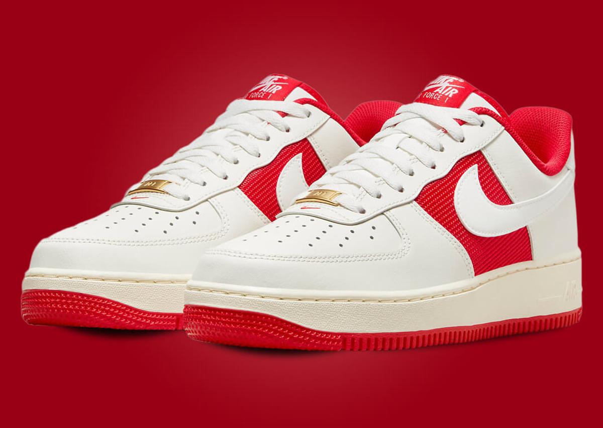 Nike Air Force 1 Low Athletic Department White Red