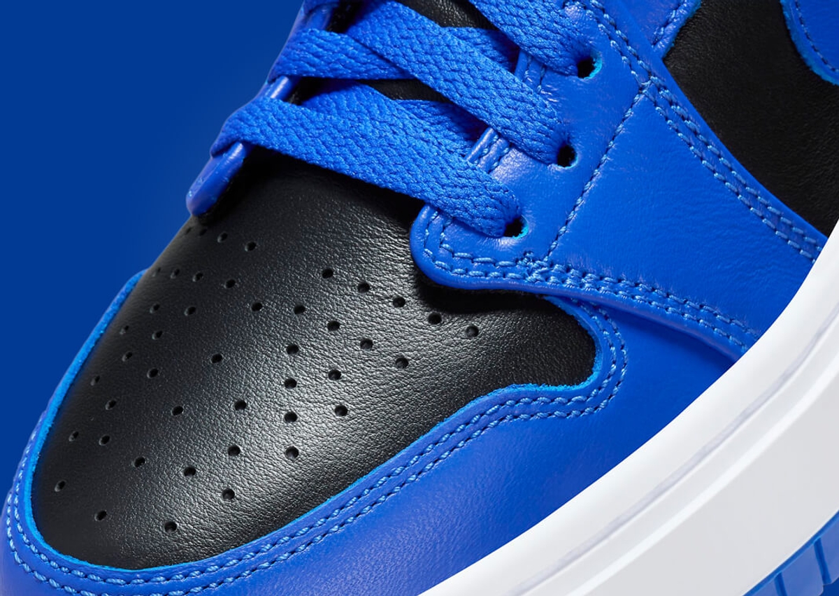 Black and Hyper Royal Cover This Air Jordan 1 Elevate Low