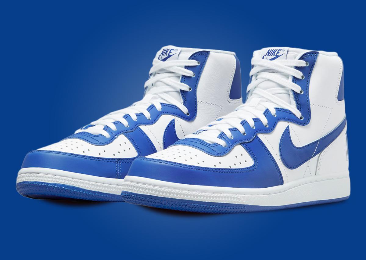 The Nike Terminator High White Game Royal Gives Kentucky Vibes