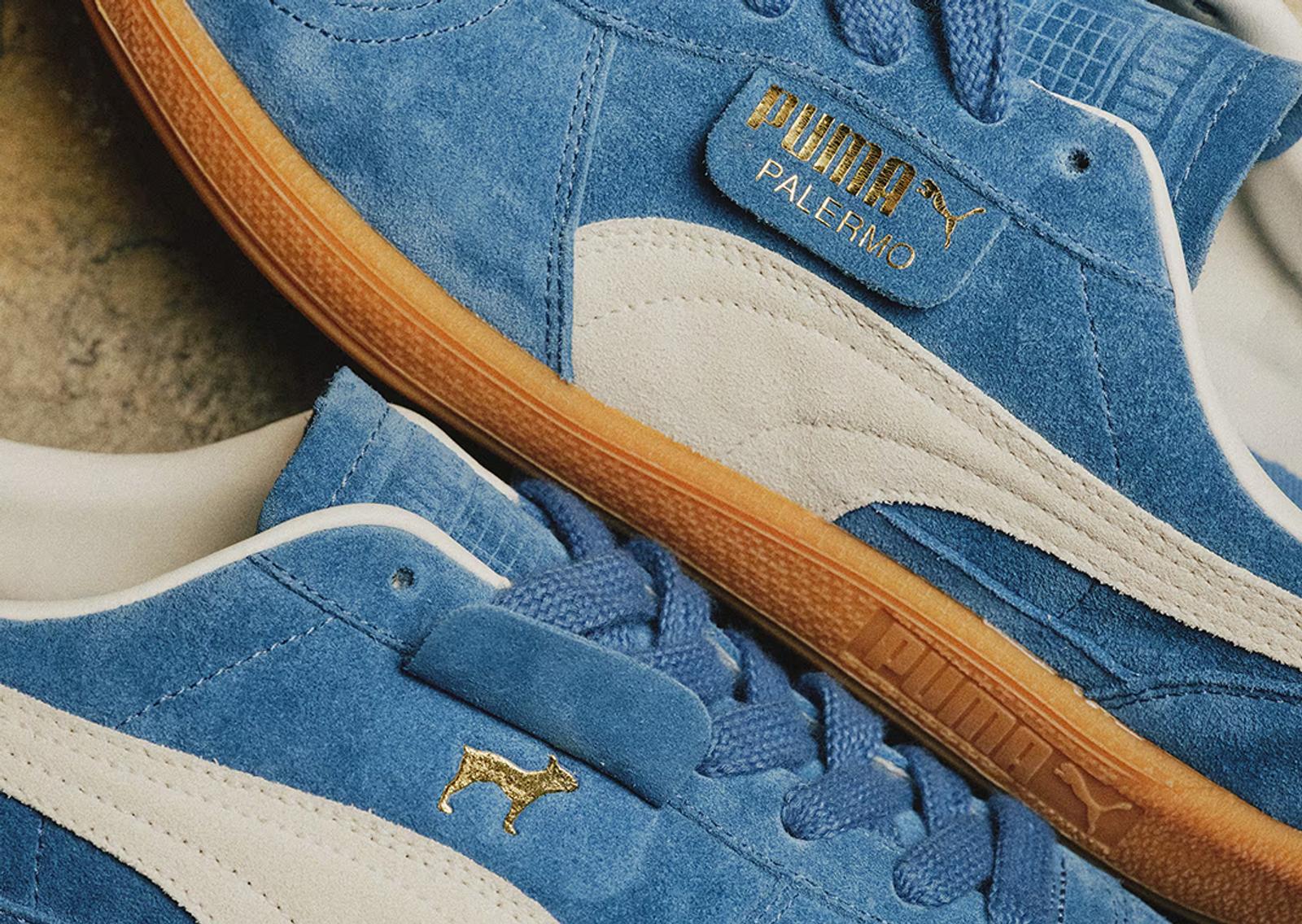 atmos Tokyo x Baggage Coffee x Puma Palermo Detail