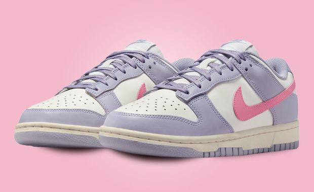 Indigo Haze And Coral Chalk Take Over This Nike Dunk Low