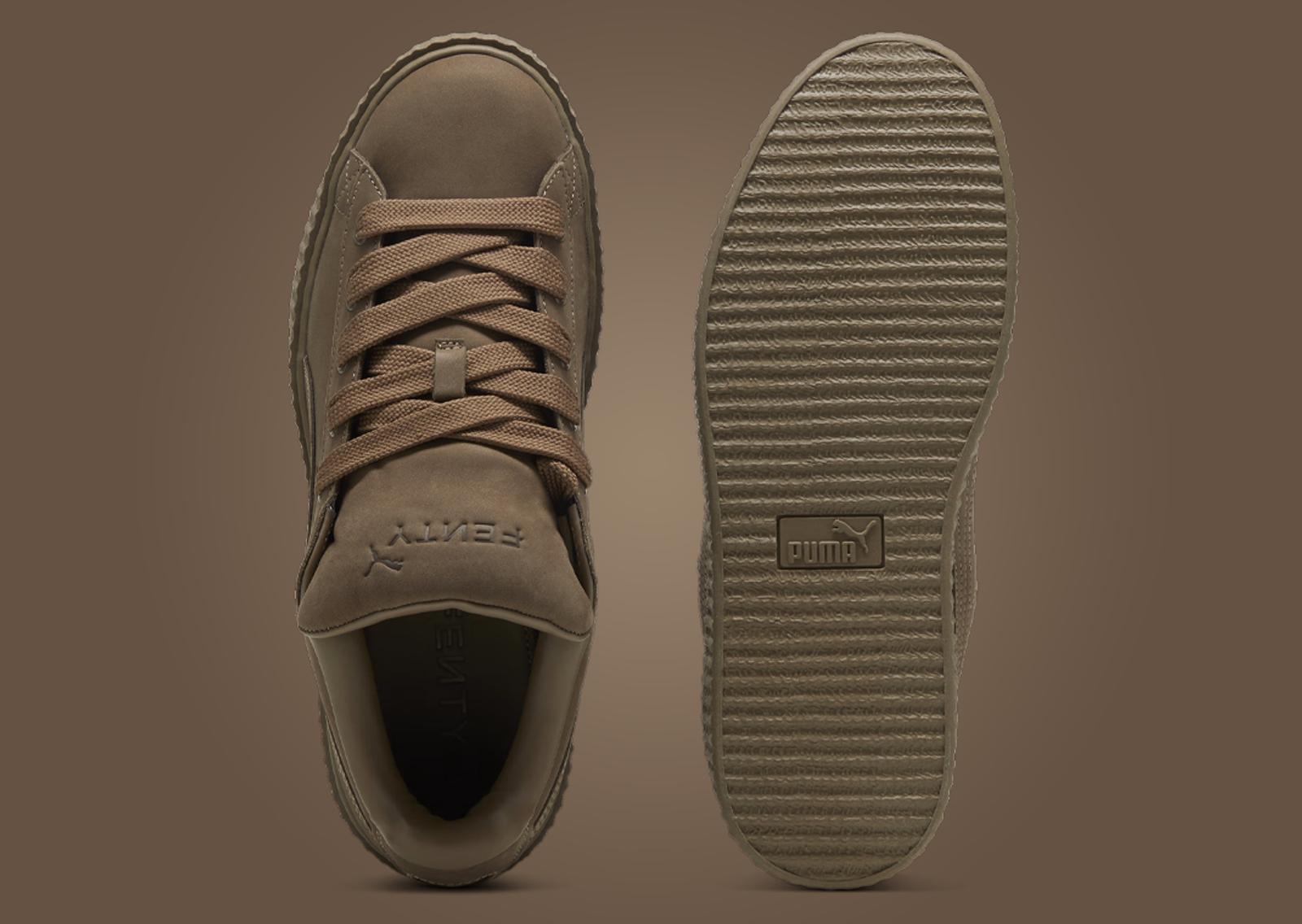 Fenty x Puma Creeper Phatty Nubuck BrownTop and Outsole