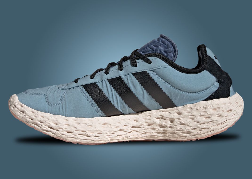 The adidas Zponge Tactile Blue Core Black is Available Now