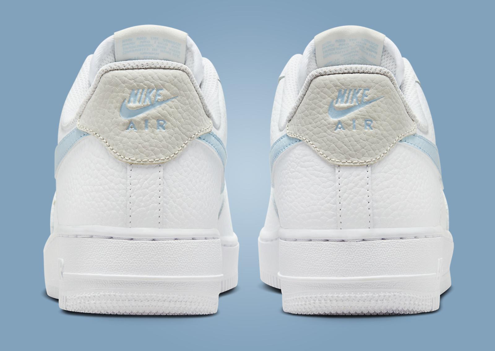 Nike Air Force 1 Low White Light Armory Blue (W) Back