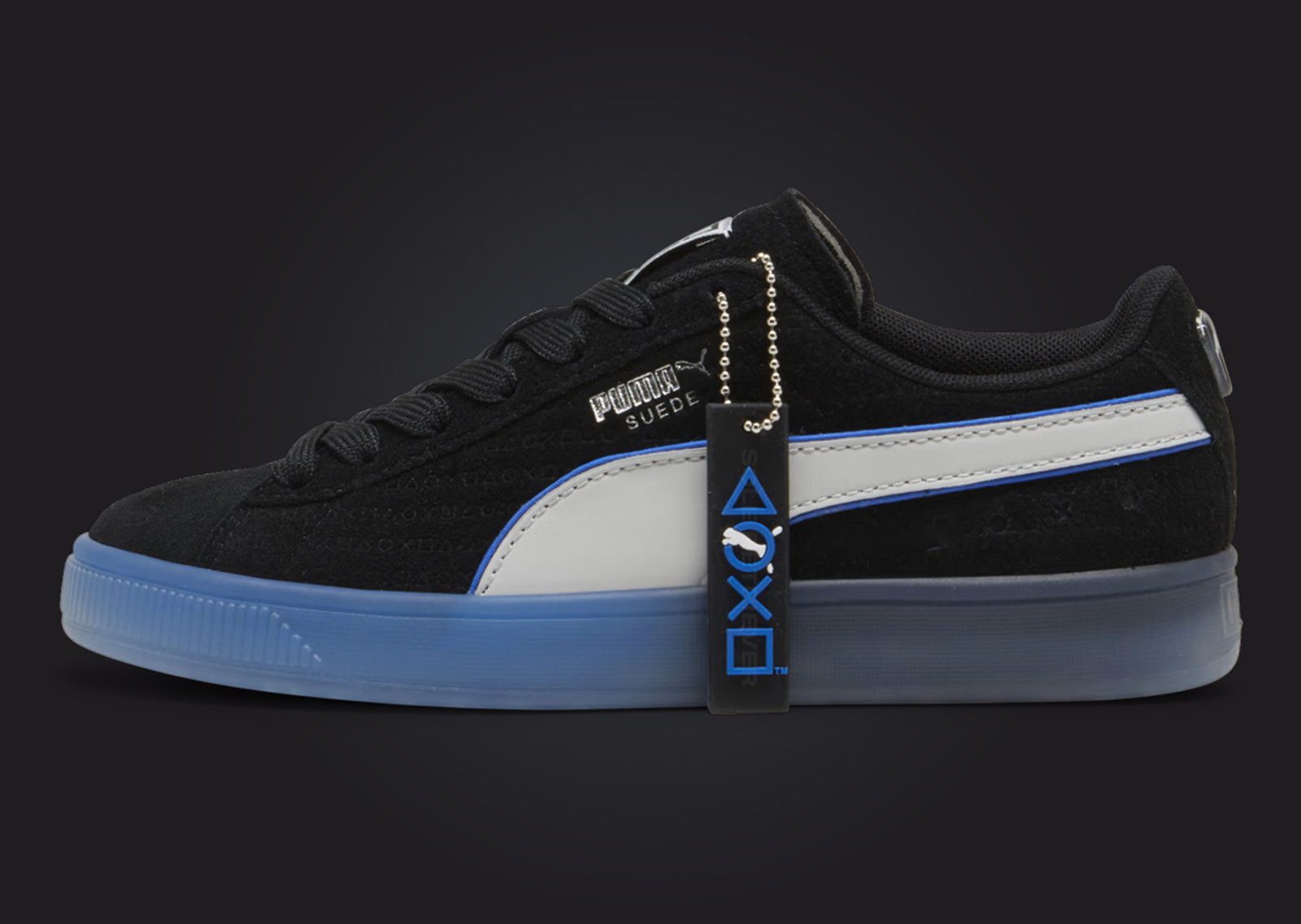 PlayStation x Puma Suede Black Lateral