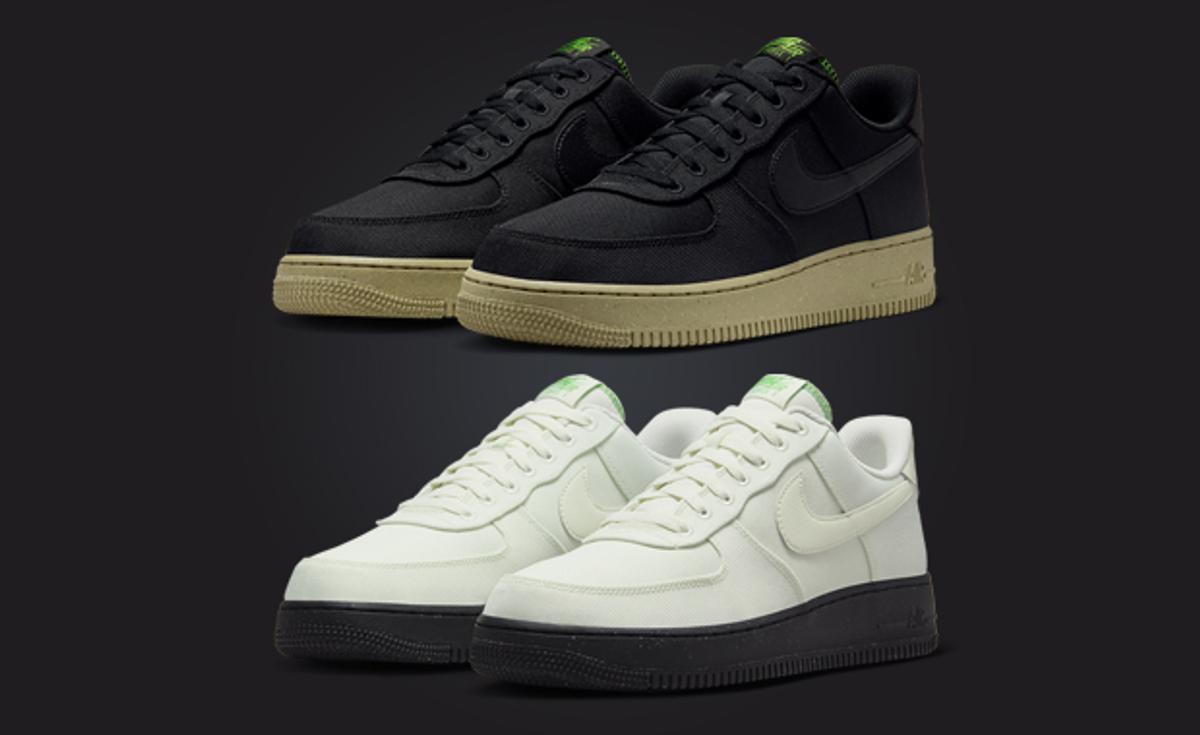 The Nike Air Force 1 Low Sustainable Canvas Pack Releases February 2024