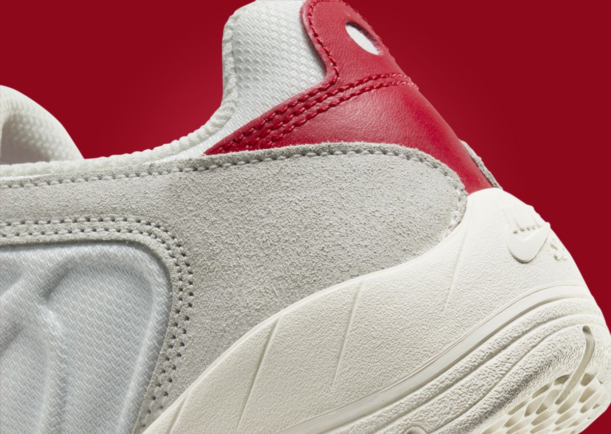 Nike SB Vertebrae Summit White University Red Heel Detail