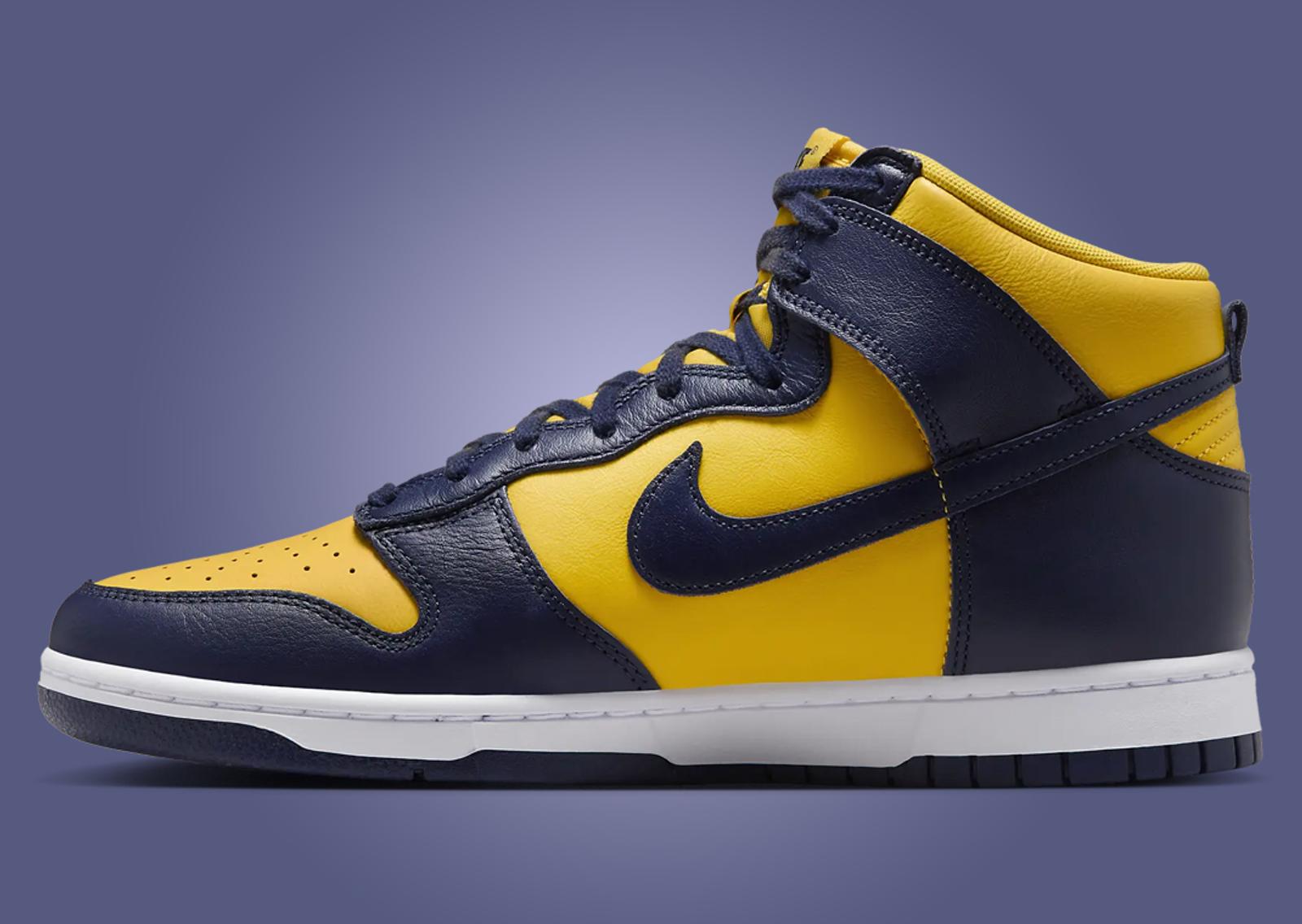 Nike Dunk High Michigan (2025) Medial