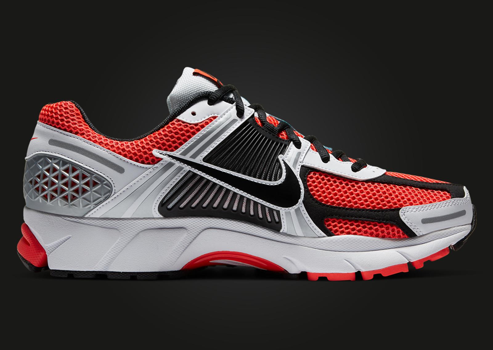 Nike Zoom Vomero 5 Bright Crimson Black Medial