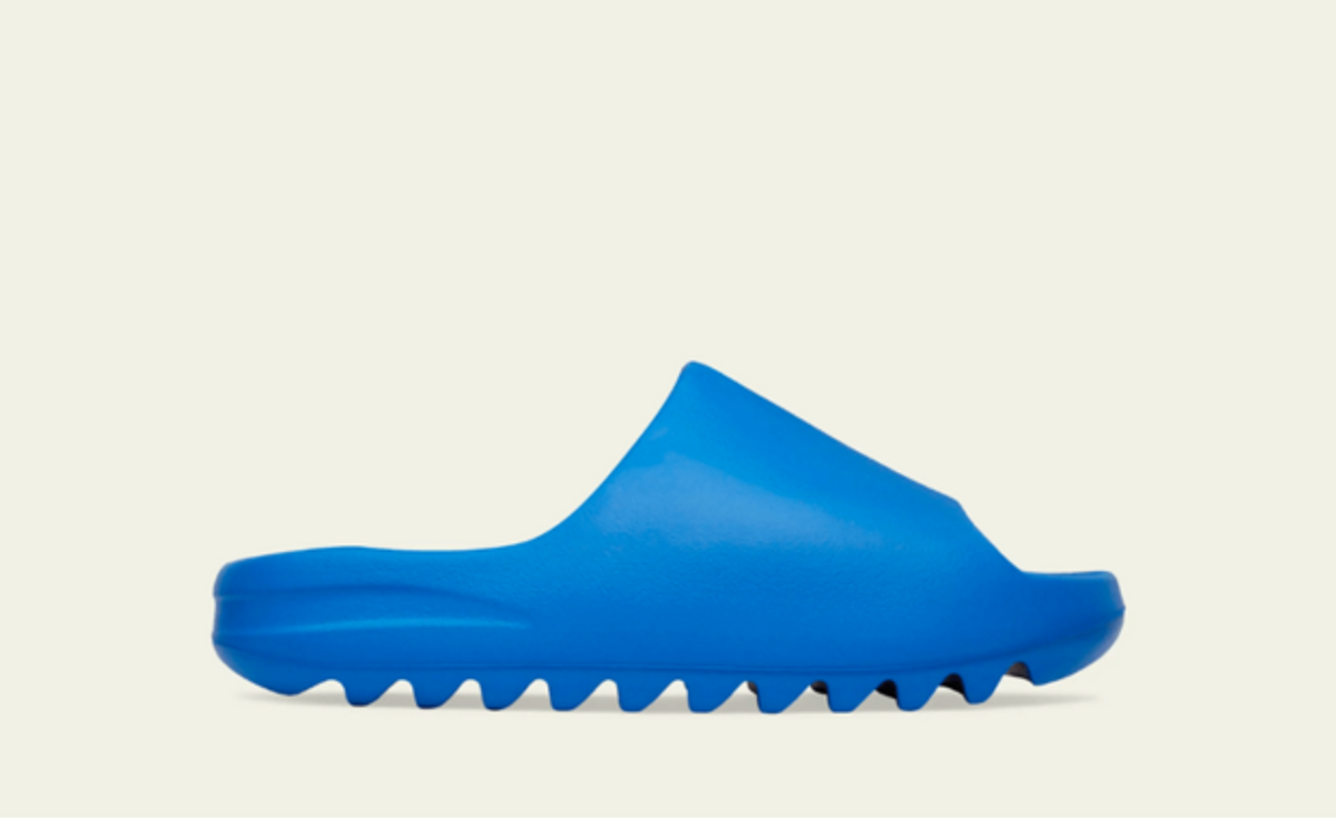 The adidas Yeezy Slide Azure Drops On May 31