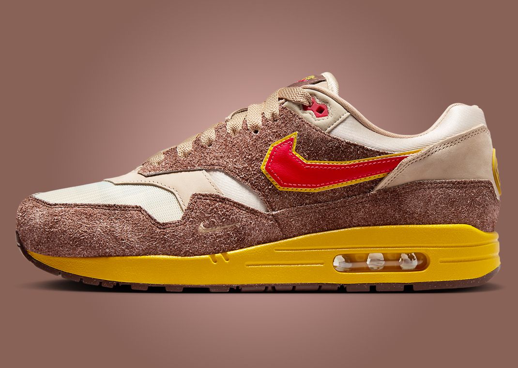 The Donkey Kong-inspired .SWOOSH x Nike Air Max 1 Big Head