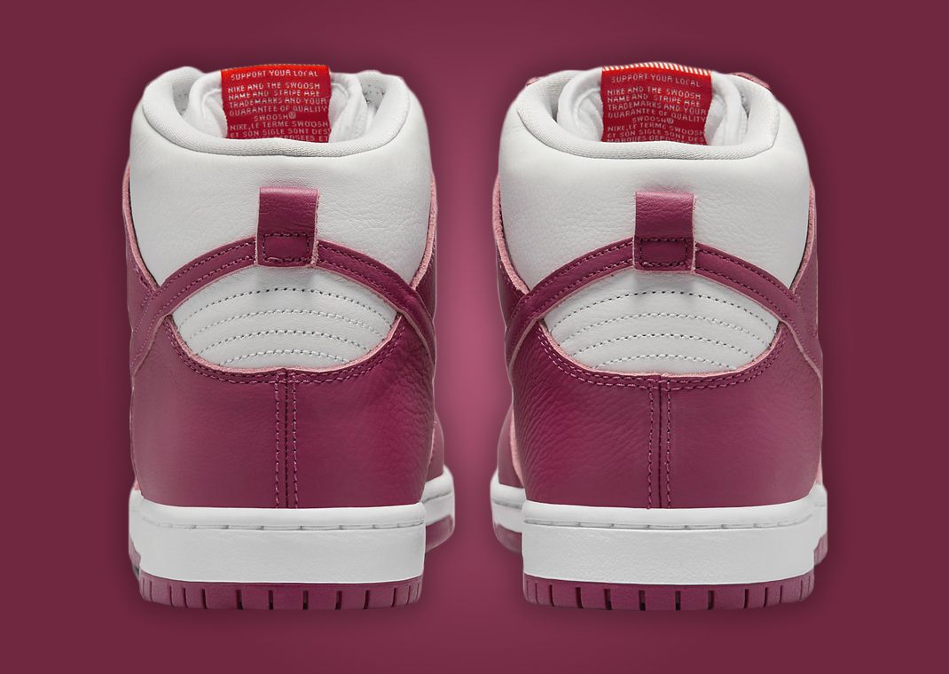 Sweet Beet Shades Appear On This Orange Label Nike SB Dunk High