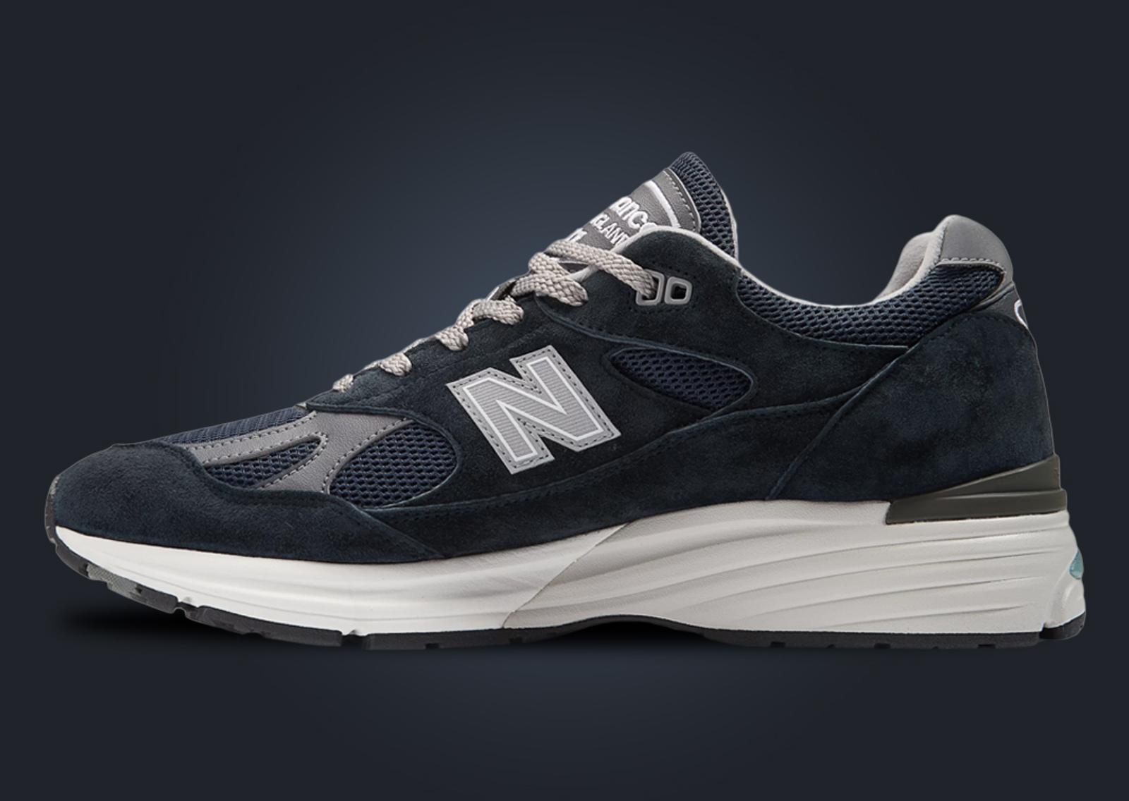 New Balance 991v2 Made in UK Navy Medial