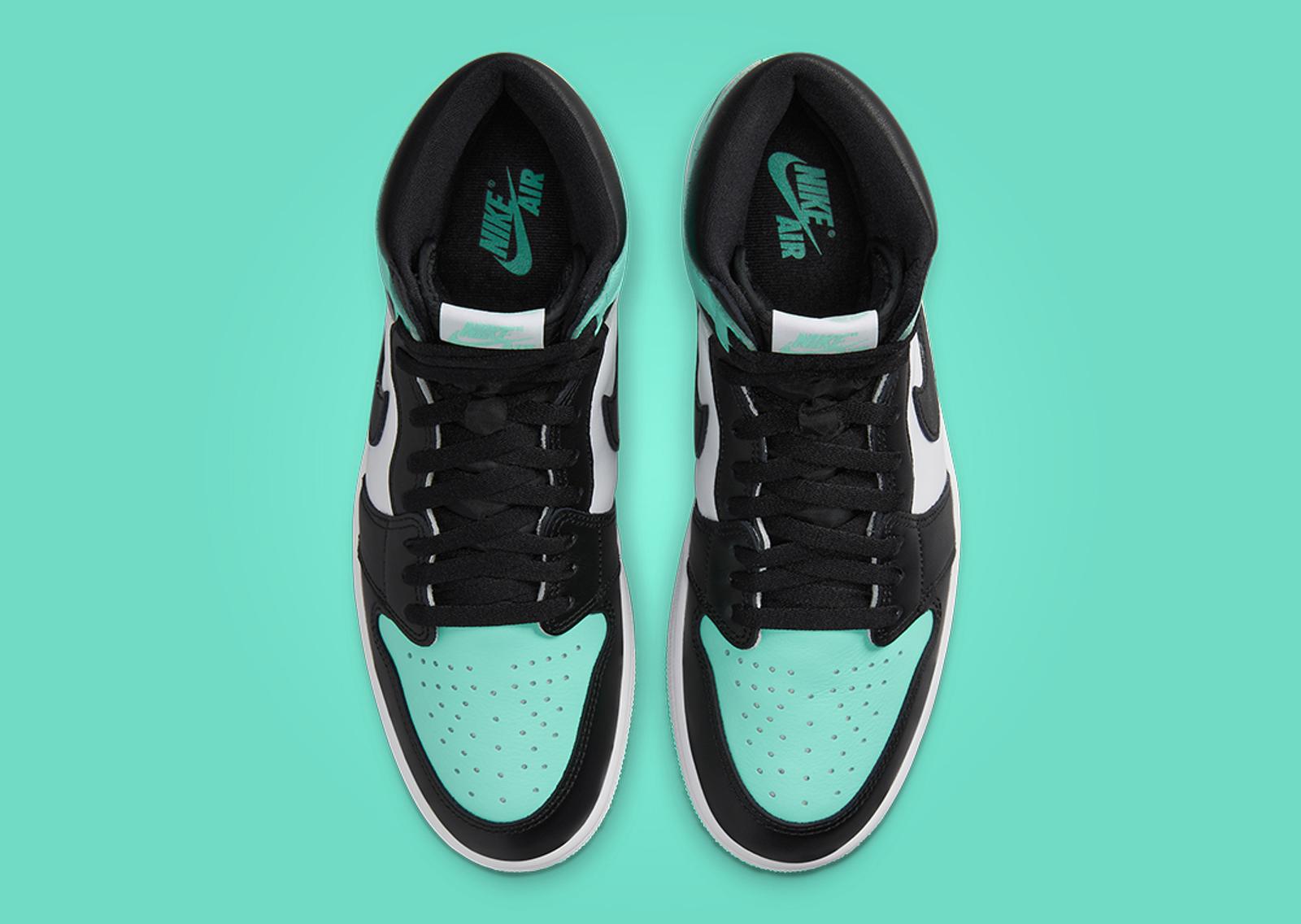 Air Jordan 1 Retro High OG Green Glow Top