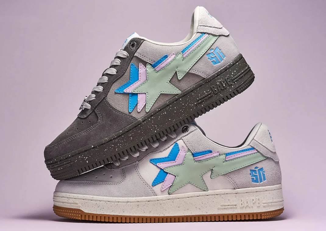 adidas gazelle silver green womens BAPE SAMBA – Sesinko main image 1