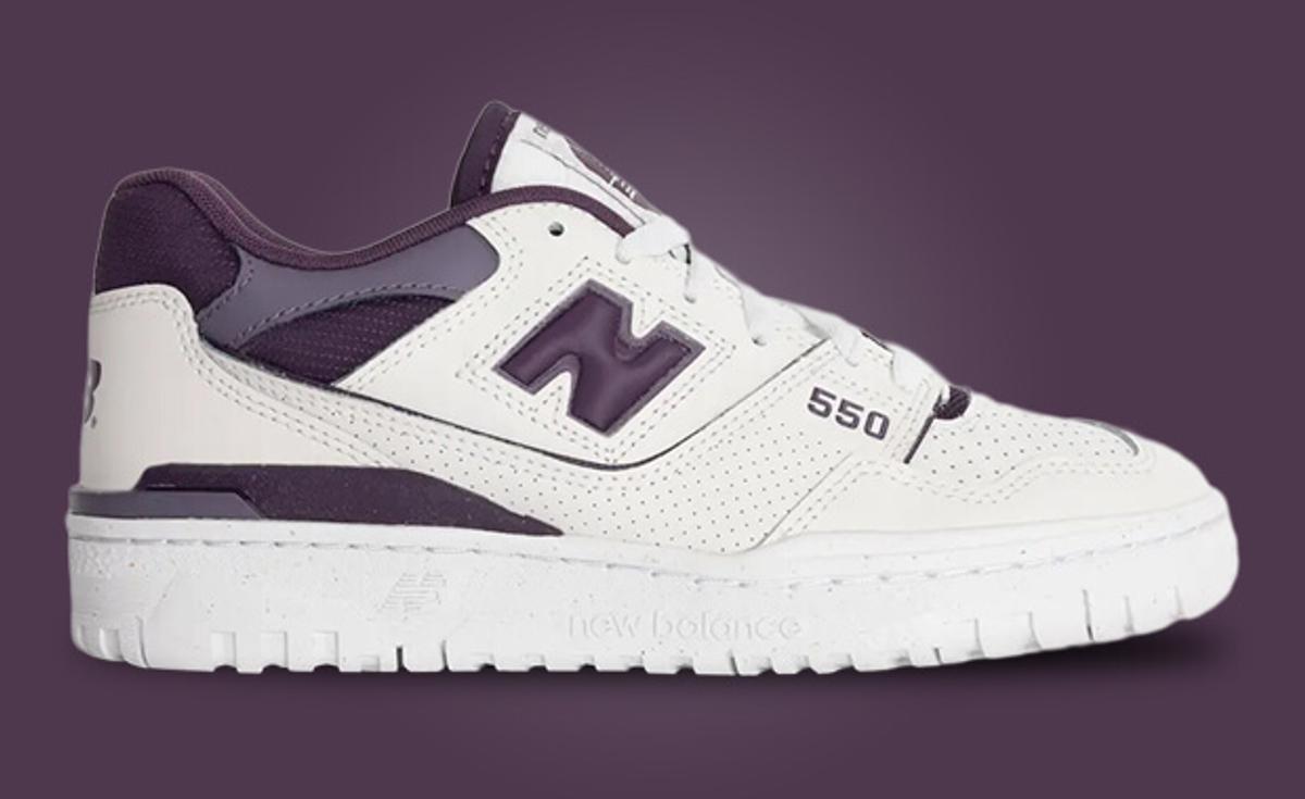 The New Balance 550 White Reflection Purple Is New For The Holidays