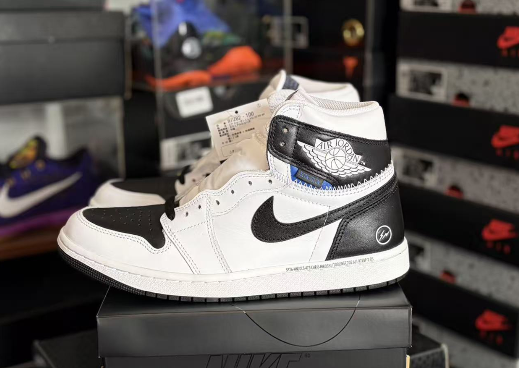 The fragment design x Union LA x Air Jordan 1 High White Black is