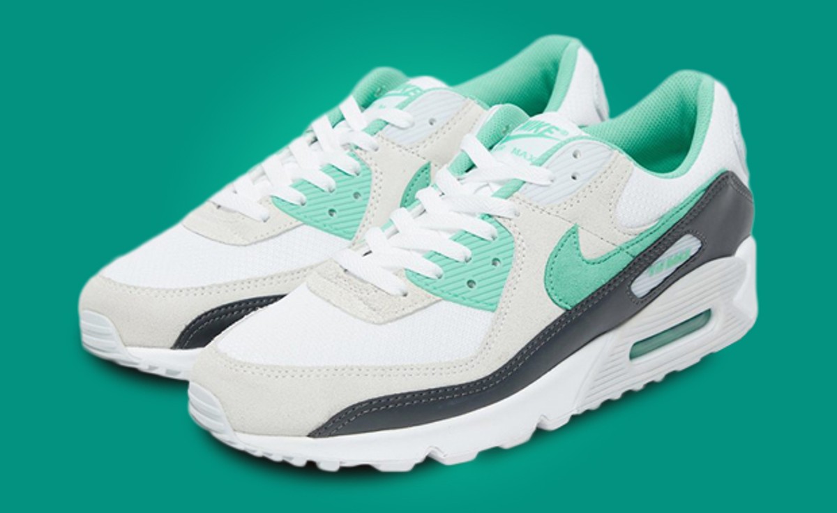 Spring Green Accents Bloom On The Nike Air Max 90
